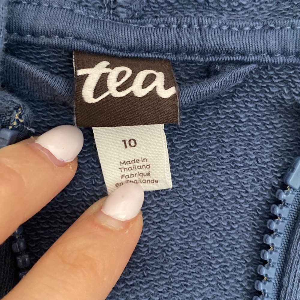 Tea Collection Blue Wolf Hoodie - Picture 5 of 9